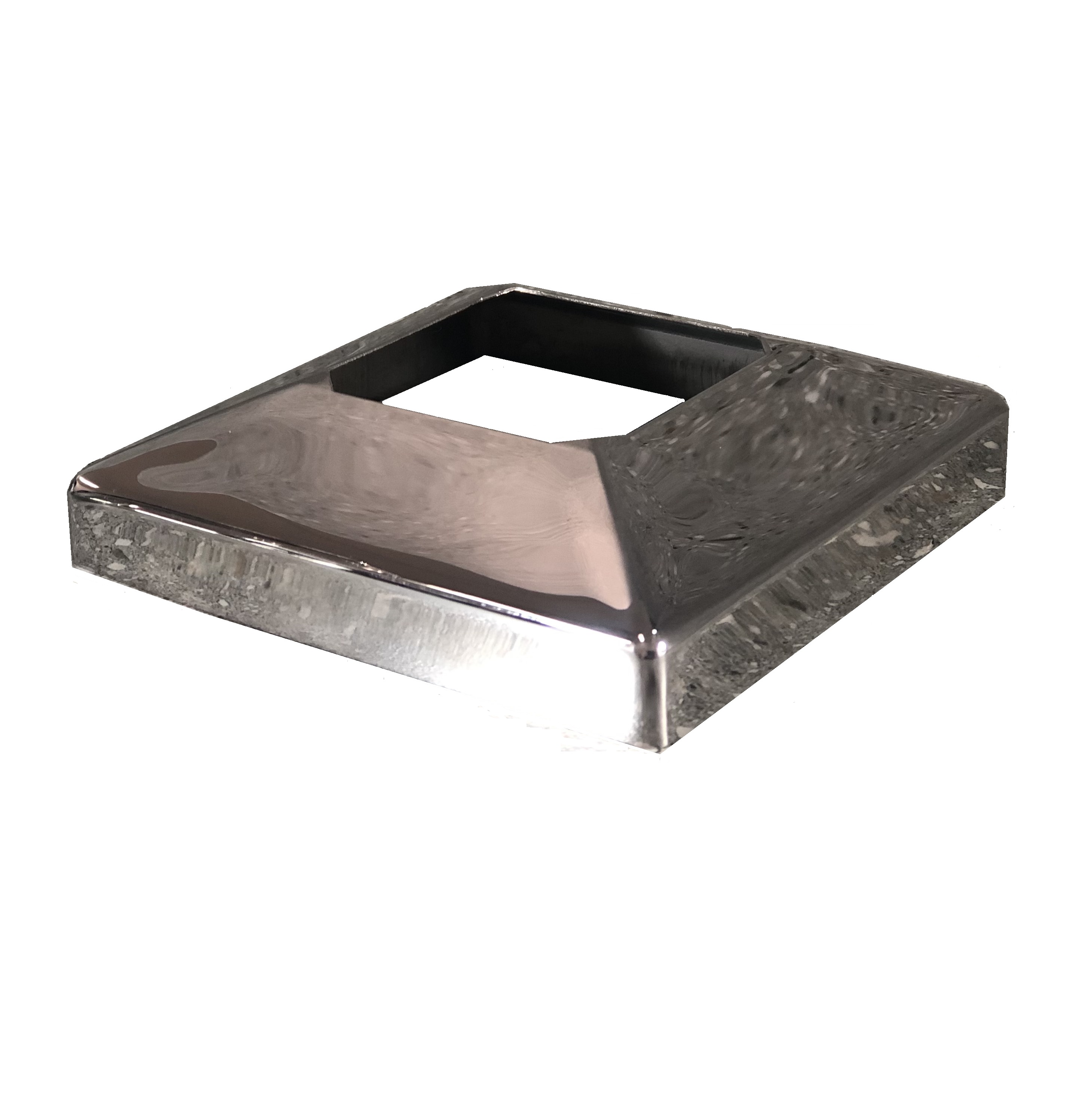 Duplex 2205 Stainless Steel 50mm Base Plate Cover - Polished